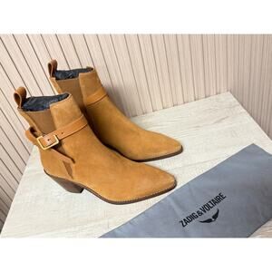 Zadig & Voltaire Tyler Cecilia Suede Boots Womens Shoes Sz 8 MSRP $498 New